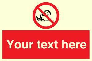 Custom No kite surfing